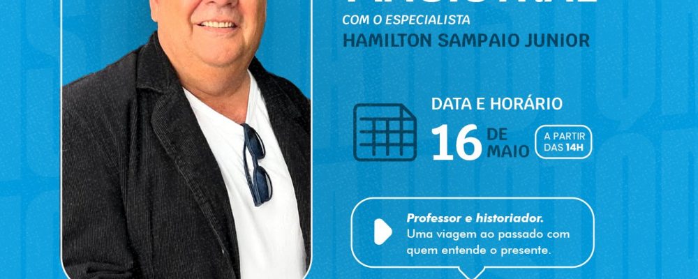 Prefeitura de Paranaguá realiza aula magistral gratuita com historiador na Estação Ferroviária