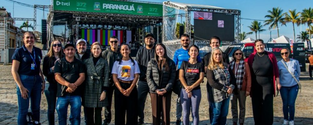 Escola de Formação em Turismo de Paranaguá promove aula prática sobre montagem de grandes eventos